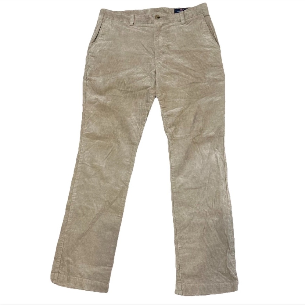 Vineyard Vines Men's Beige Corduroy Pants